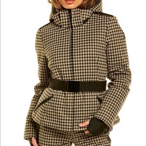 Small Goldbergh Claire Houndstooth Ski Jacket (like new - worn once)